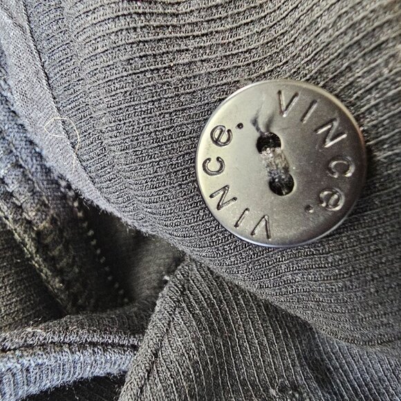 Vince Women's Black Knit Legging Pants Seam Detail size 8 - Picture 6 of 15